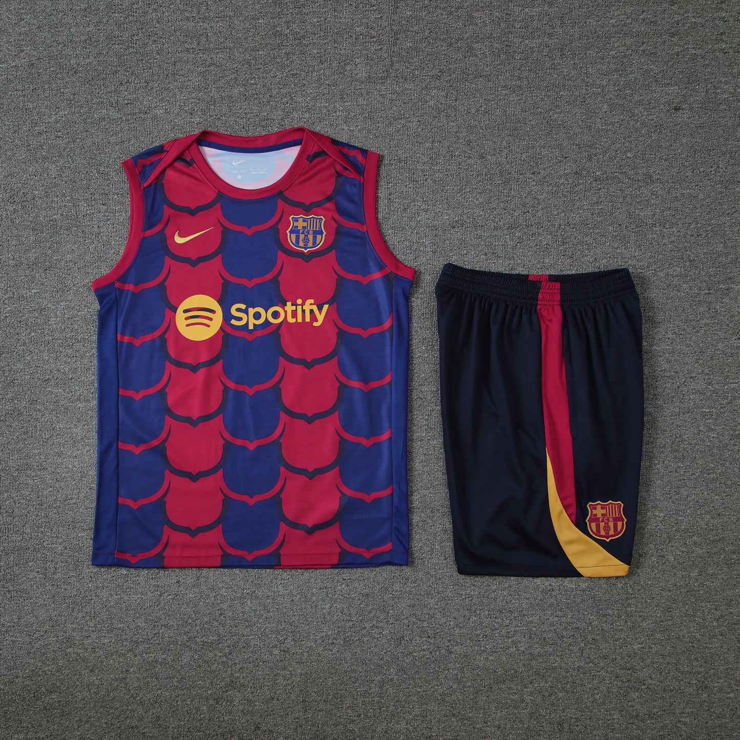 FC. Barcelona 2024/25 Training Vest Tracksuit (red 3)