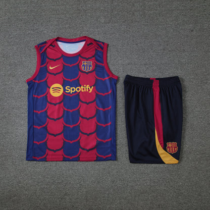 FC. Barcelona 2024/25 Training Vest Tracksuit (red 3)