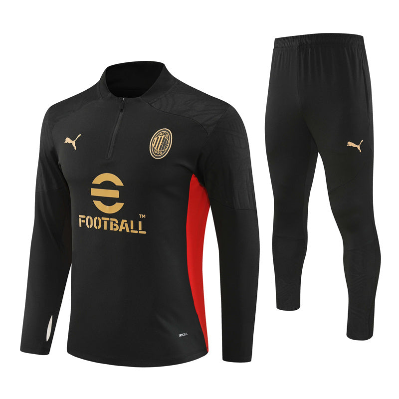 AC Milan 2024/25 Training Tracksuit ( Black)