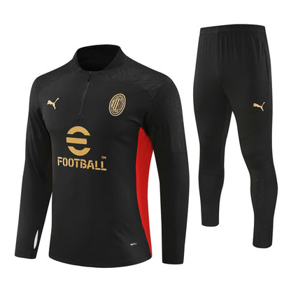 AC Milan 2024/25 Training Tracksuit ( Black)