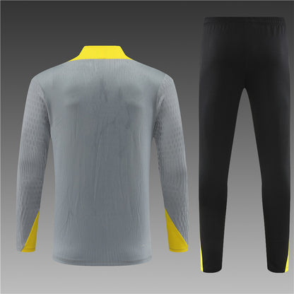 Liverpool 2024/25 Training Tracksuit (Grey & Yellow)