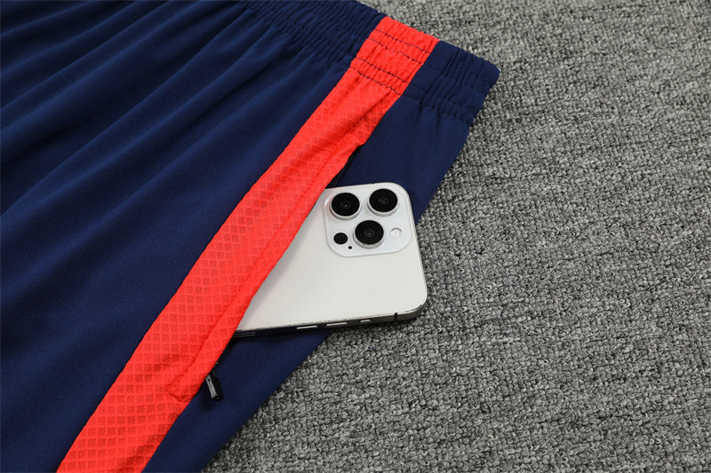 Manchester United 2024/25 Training Tracksuit (Navy and Red)
