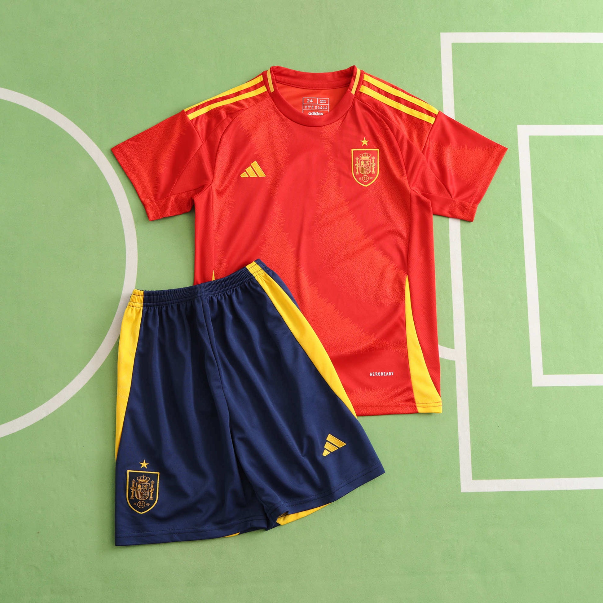 Spain 2024/25 Home Kit - Fan Edition (Kids) - The Jersey Vault