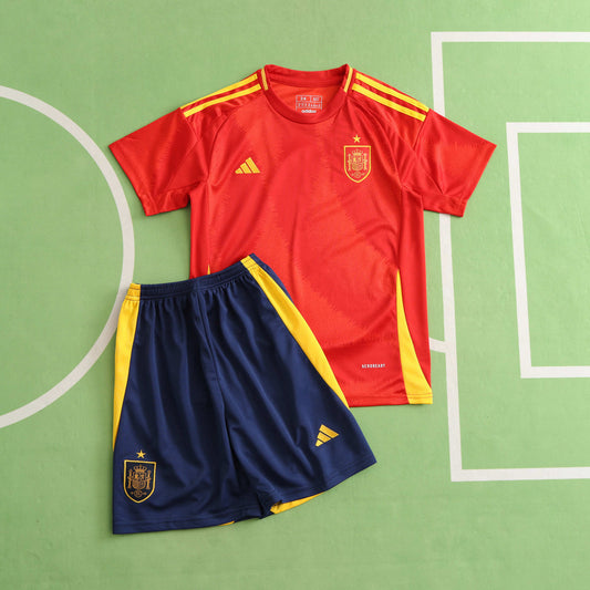 Spain 2024/25 Home Kit - Fan Edition (Kids) - The Jersey Vault