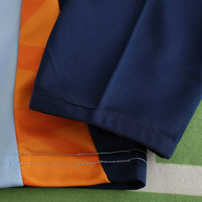 Real Madrid 2024/25 Training Tracksuit (White + Orange #3)