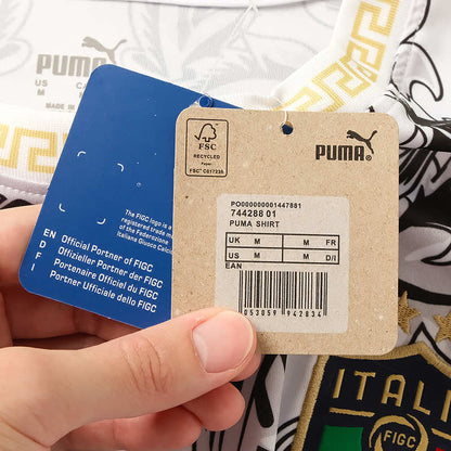 Italy 2023/24 White Versace Jersey - Special Edition