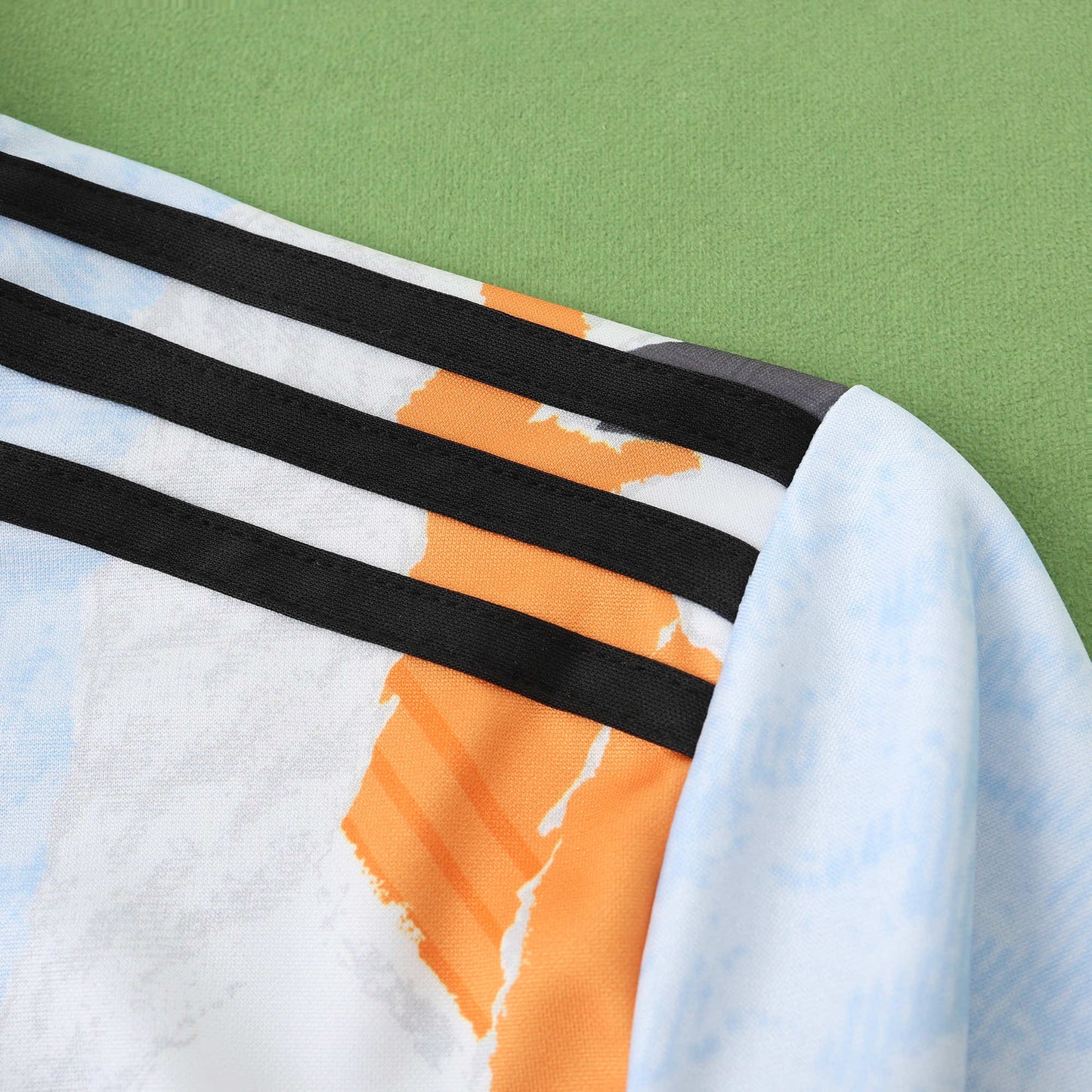 Real Madrid 2024/25 Training Tracksuit (White + Orange)