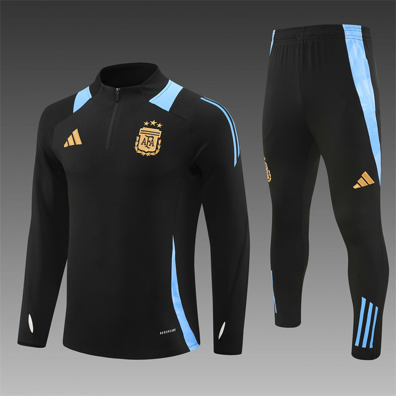 Argentina 2024/25 Training Tracksuit (Black)