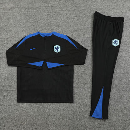 Netherlands 2024/25 Training Tracksuit (Black)