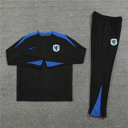 Netherlands 2024/25 Training Tracksuit (Black)