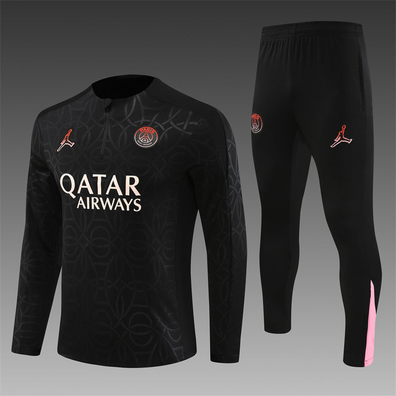 Paris Saint Germain 2024/25 Training Tracksuit ( Black )
