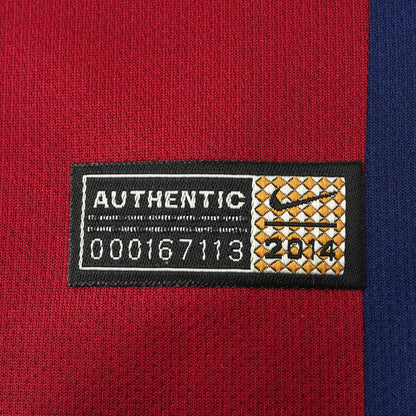 FC Barcelona 2014/15 Longsleeved Home Jersey - Retro Edition