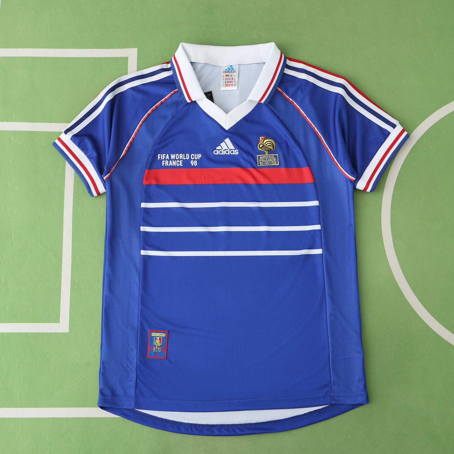 France 1998/99 Home Jersey - Retro Edition - The Jersey Vault