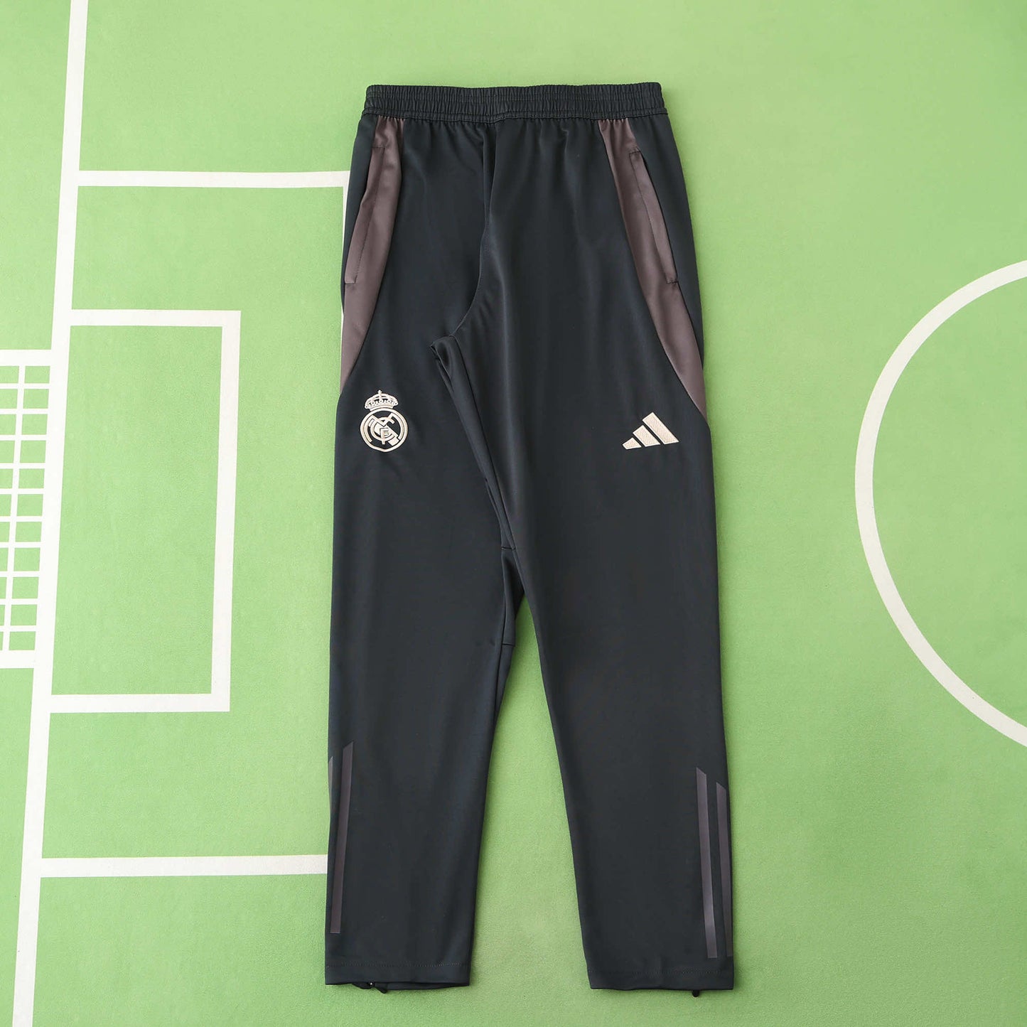 Real Madrid 2024/25 Training Tracksuit (White + Orange)