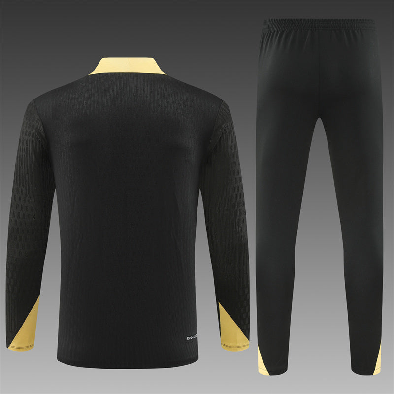Barcelona 2024/25 Training Tracksuit (Black)