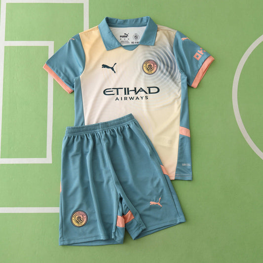 Manchester City 2024/25 Fourth Kit - Fan Edition (Kids)