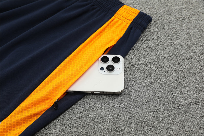 Real Madrid 2024/25 Training Tracksuit (White + Orange #6)