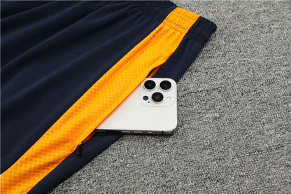 Real Madrid 2024/25 Training Tracksuit (White + Orange #6)