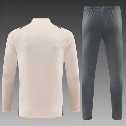 Real Madrid 2024/25 Training Tracksuit (Cream)