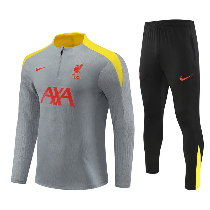 Liverpool 2024/25 Training Tracksuit (Grey & Yellow)