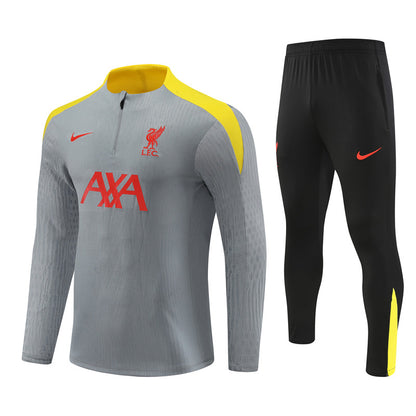Liverpool 2024/25 Training Tracksuit (Grey & Yellow)