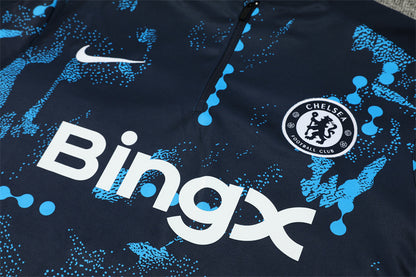 Chelsea 2024/25 Training Tracksuit (Black Glitch)