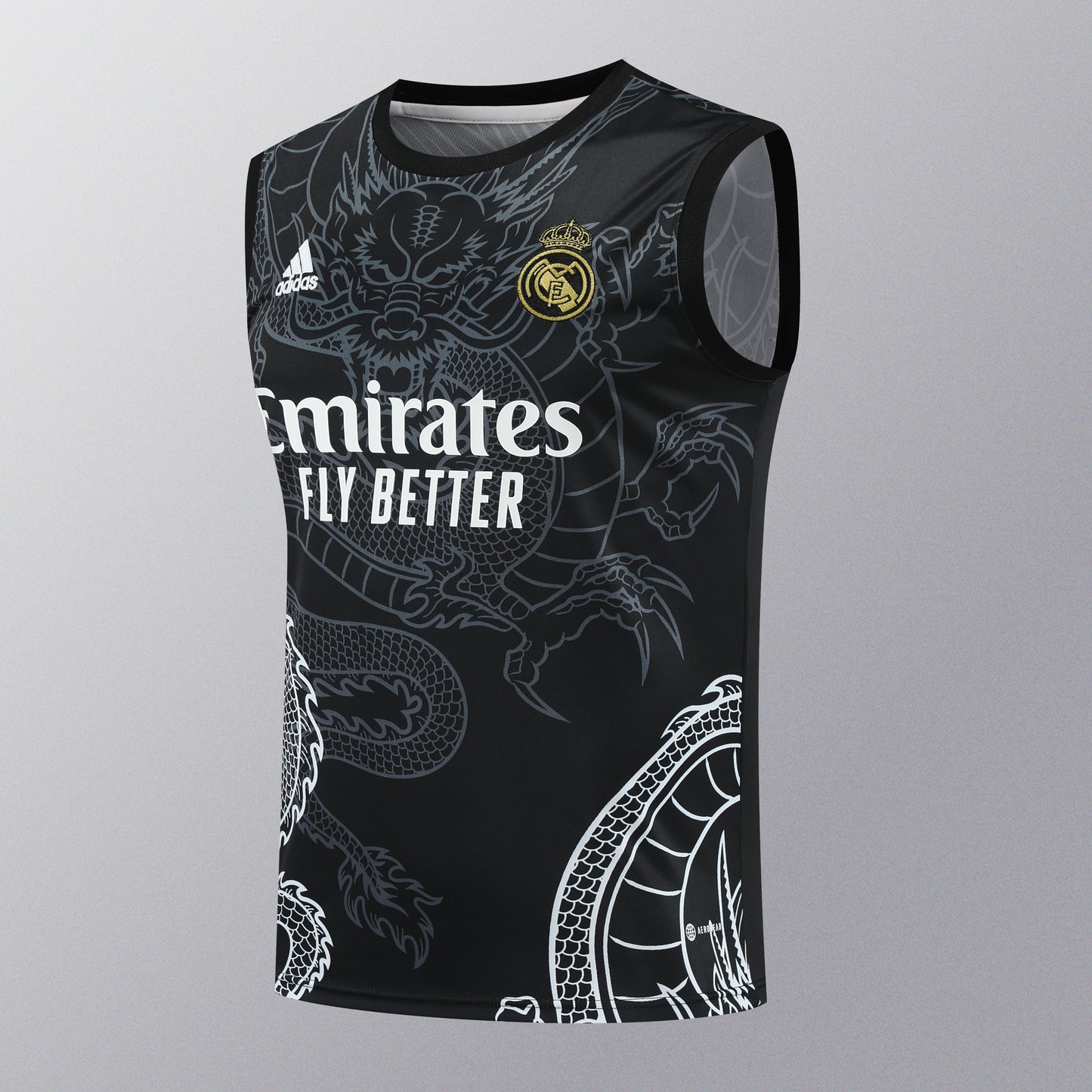 Real Madrid 2024/25 Training Vest Tracksuit (black dragon)