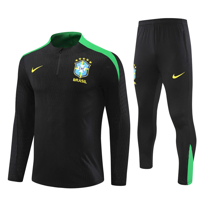 Brazil 2024/25 Training Tracksuit (Black)