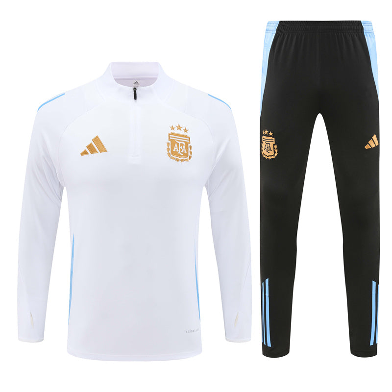 Argentina 2024/25 Training Tracksuit (White)