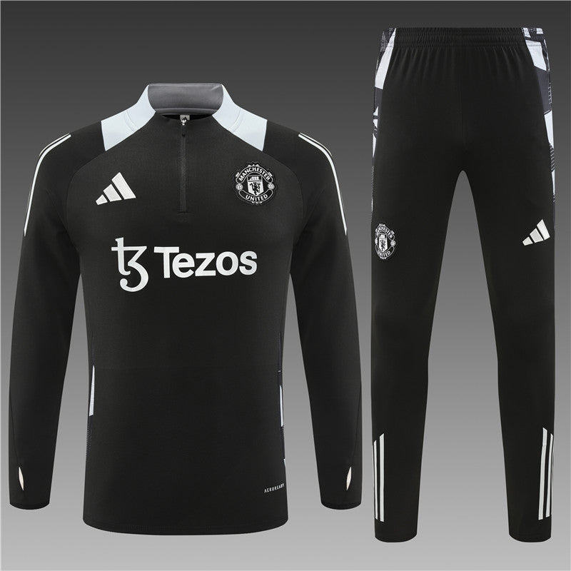 Manchester United 2024/25 Training Tracksuit (Black)