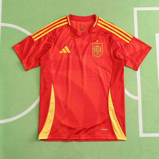 Spain 2024/25 Home Jersey - Fan Edition - The Jersey Vault
