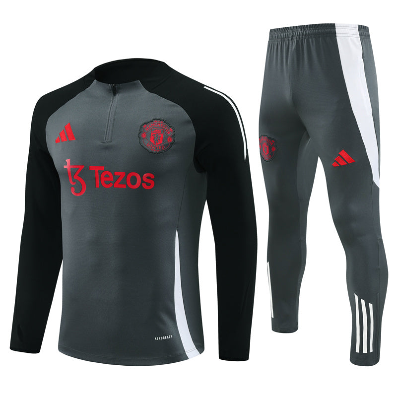 Manchester United 2024/25 Training Tracksuit (Grey)