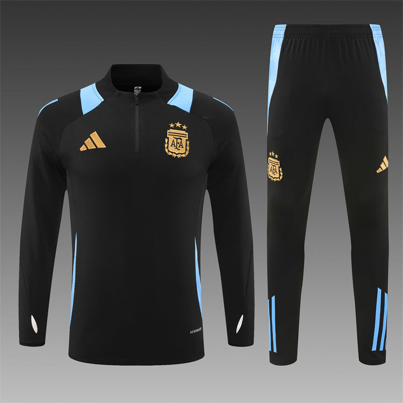 Argentina 2024/25 Training Tracksuit (Black)