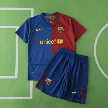 FC Barcelona 2008/09 Home Kit - Retro Edition (Kids)