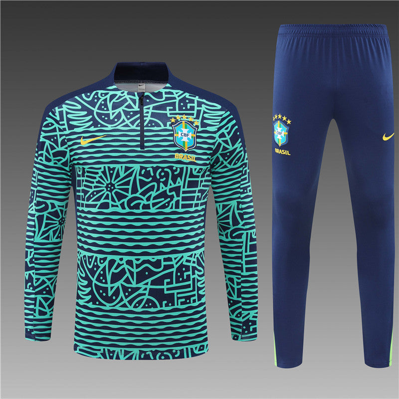 Brazil 2024/25 Training Tracksuit (Lake Blue)