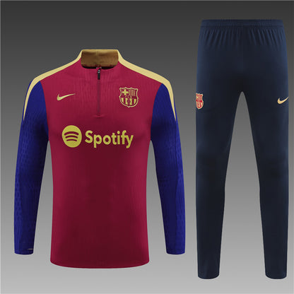 Barcelona 2024/25 Training Tracksuit (Red)
