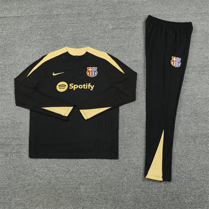 Barcelona 2024/25 Training Tracksuit (Black)