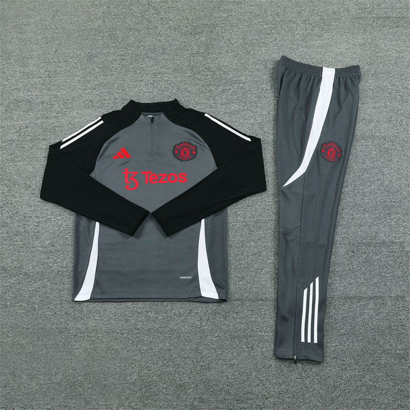 Manchester United 2024/25 Training Tracksuit (Grey)