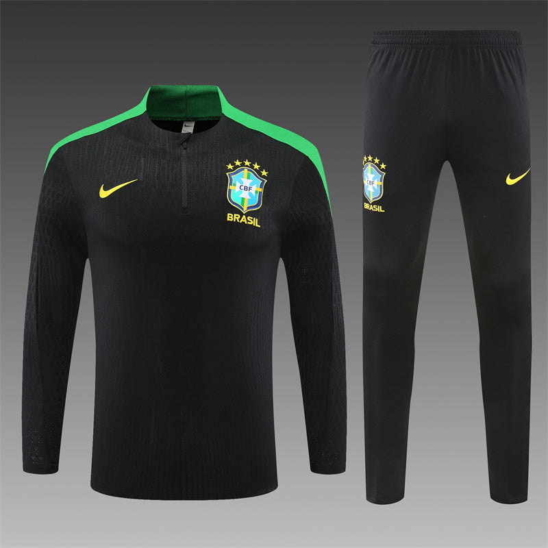 Brazil 2024/25 Training Tracksuit (Black)