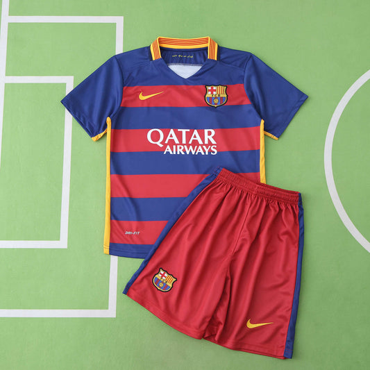 FC Barcelona 2015/16 Home Kit - Retro Edition (Kids)