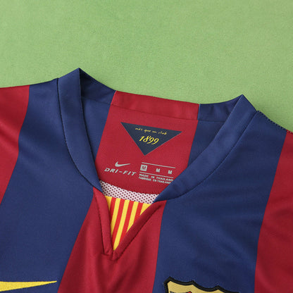 FC Barcelona 2014/15 Longsleeved Home Jersey - Retro Edition