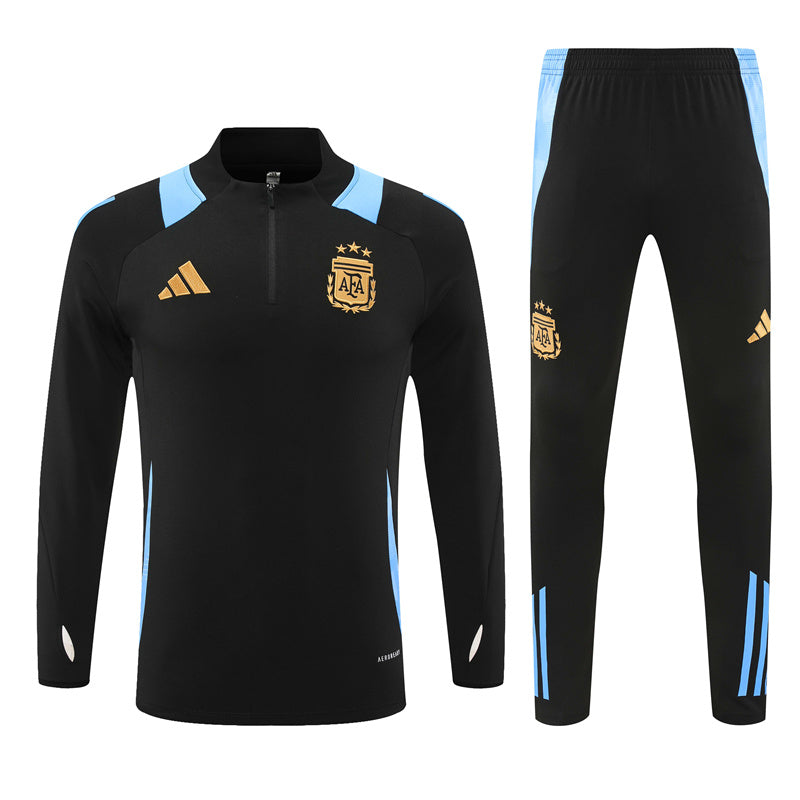 Argentina 2024/25 Training Tracksuit (Black)