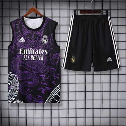 Real Madrid 2024/25 Training Vest Tracksuit (purple dragon)