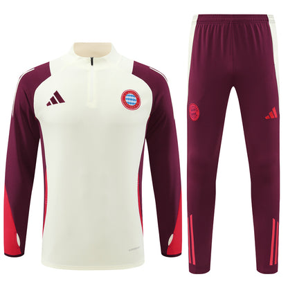Bayern Munich 2024/25 Training Tracksuit (Cream)