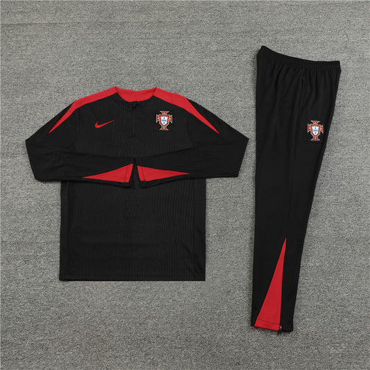 Portugal 2024/25 Training Tracksuit ( Black)