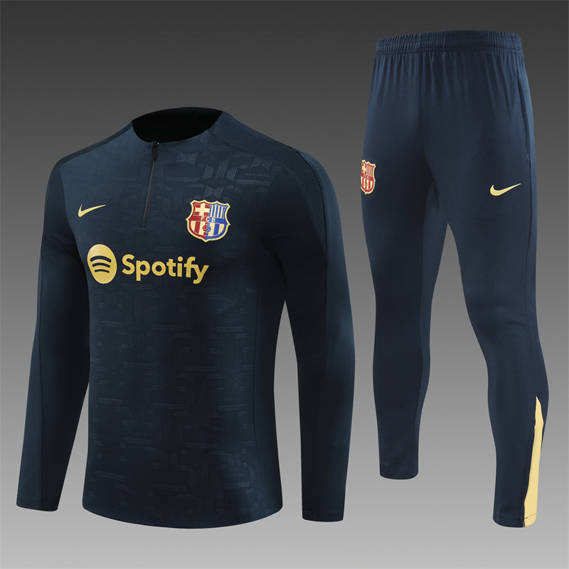 Barcelona 2024/25 Training Tracksuit (Navy)