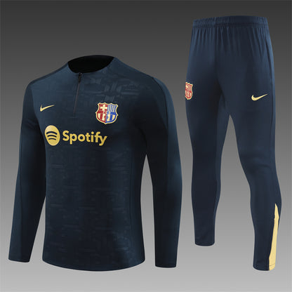 Barcelona 2024/25 Training Tracksuit (Navy)