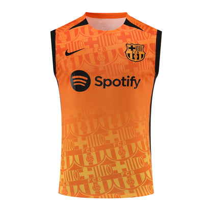FC. Barcelona 2024/25 Training Vest Tracksuit (orange)