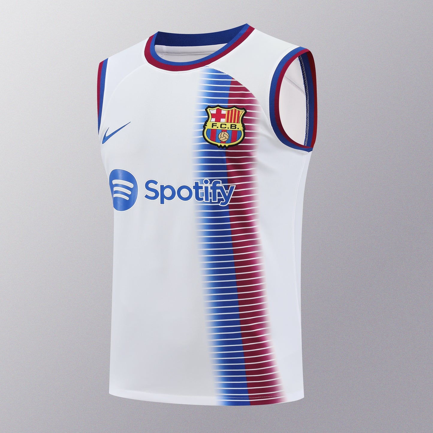 FC. Barcelona 2024/25 Training Vest Tracksuit (white )