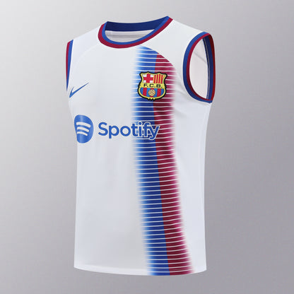 FC. Barcelona 2024/25 Training Vest Tracksuit (white )